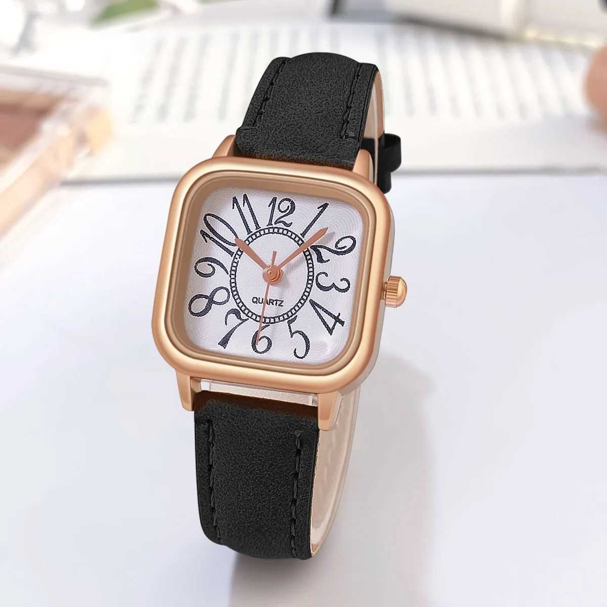 Womens Watches Pu Leather Clock Ladies Wristwatch Quartz Watch For Women Festival Gift Reloj Mujer relogio femininoX240920
