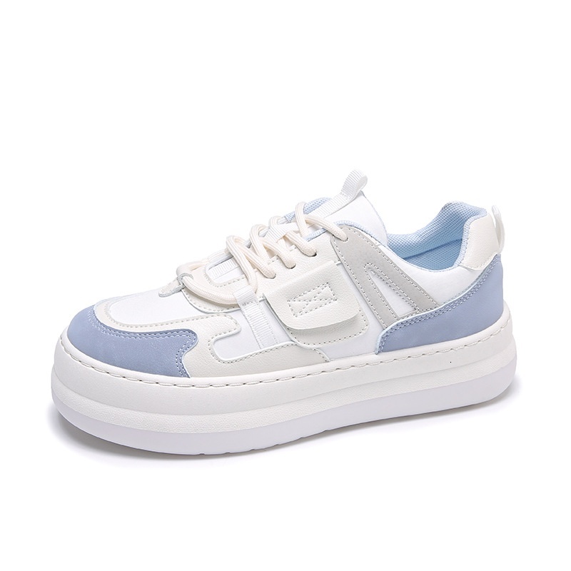 Little White for Women 2023 Autumn New Collection Board Korean Edition Ins Trendy Sports Thick Bottom Big Head Bread Shoes 321
