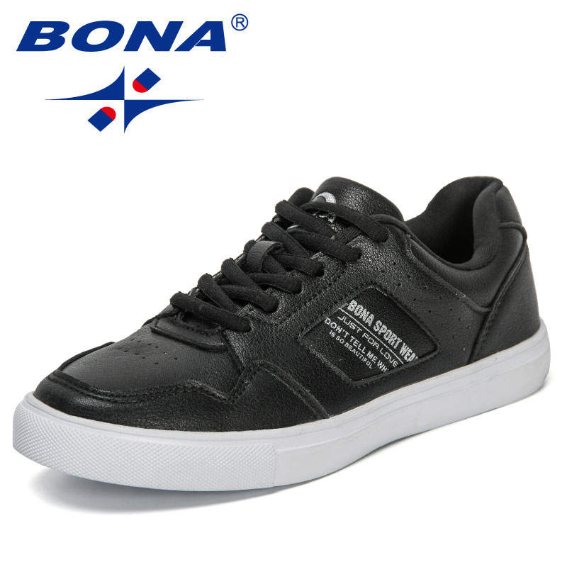 2023 BONA New New Designers Ladies Flat Skateboarding Sneakers Soft Casual Platform Women Lightweight Breathable Walking Shoes d170