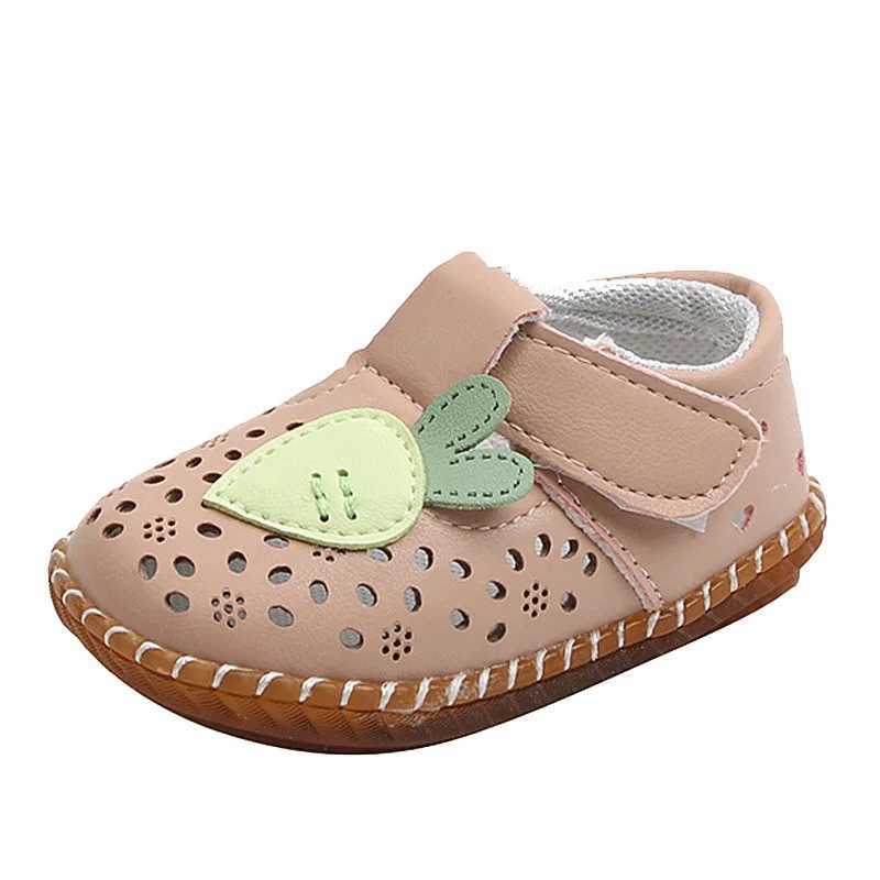 Soft Soled Toddler Shoes New Girl Princess Shoes Cow Tendon Soled Small Leather Shoes Baby Shoes Hollow Out Girl Shoes Kid Shoes M240920