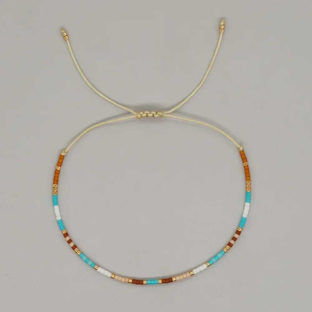 Boho Chic Seed Beads Bracelets Women Fashion Colorful Friendship Adjustable Bohemian Choker Jewelry Charms Party Gift FashionX240921