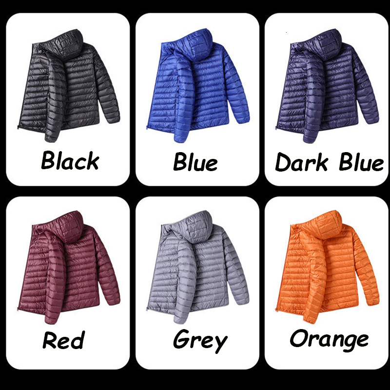 Duck All-Season Ultra Lightweight Packable Men Water And Wind-Resistant Breathable Down Jacket Coat Male