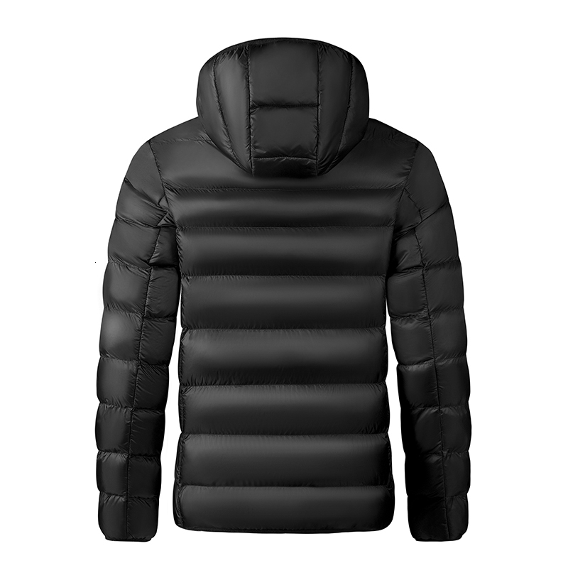 New Autumn Winter Men Thick Warm Waterproof Jacket Coat Hooded Casual Brand Detachable Hat Outfits Parkas Male