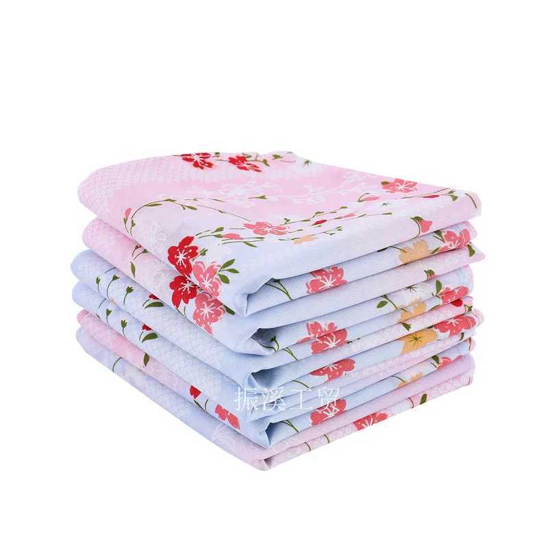 3Pcs 43x43cm Square Printed Womens Handle Retro Cotton Towel Mothers Day Gift W240921