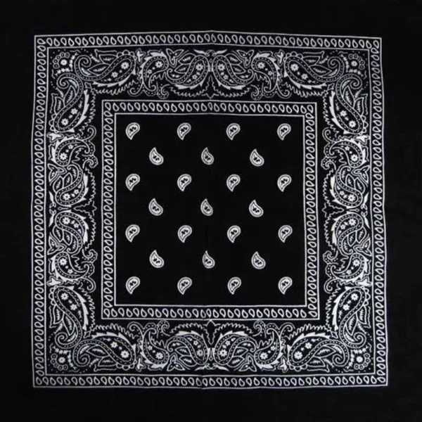 Cotton square towel head Hip Hop sports head neck scarf wrist strap facial mask Unisex fade resistant pocket towel printing towel W240921