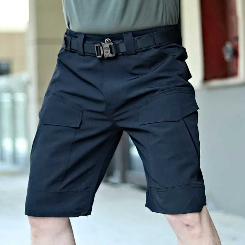 Mens shorts summer Tactical Cargo Shorts Quick Dry Man Trousers Wear-resistant Breathable Beach ShortsX240921