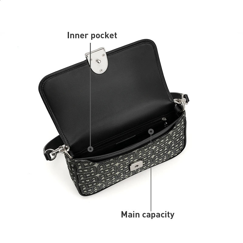 LA FESTIN Original Shoulder Bag Ten Font Square Handbag Womens Chain Aline Door Series Free Delivery 240919