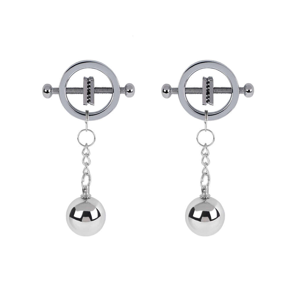 Cross border New SM Sex Toys Metal Gravity Ball Milk Clip Weight Pendant Milk Clip SM Adult Products Wholesale