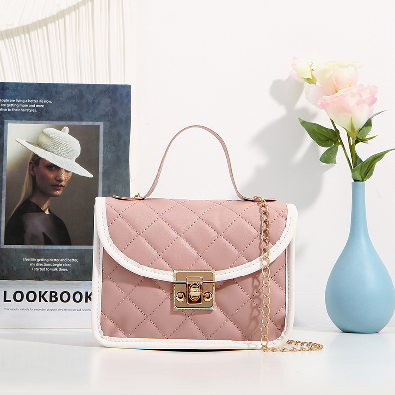 Embroidered small square Crossbody bag 2024 new Diamond Lattice Shoulder phone bag womens purse wallet simple ladies handbag for women CSD2409213