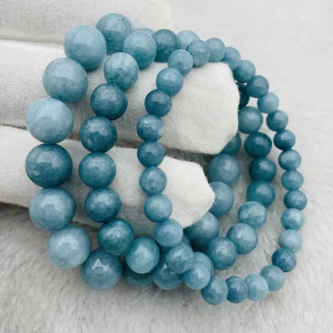 6/8/10 mm Colorful Natural Stone Beads Bracelet for Women Men High Quality Polished Real Stone Bracelets Hand Chain Jewelry GiftX240921