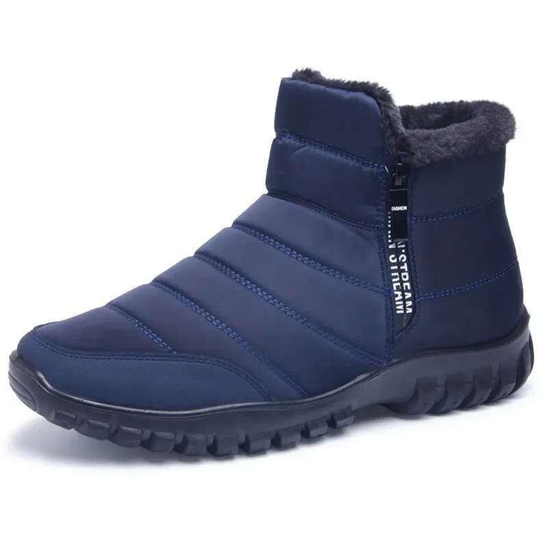 Winter Ankle Snow Boots Waterproof Non Slip Shoes for Men Casual Keep Warm Plush Plus Size Couple Footwear Chaussure Homme66