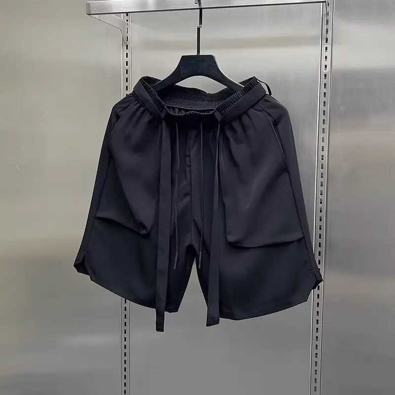 Multi-pockets Cargo Shorts Fashion Brand Straight Loose Casual Cargo Shorts 2024 Summer Men New Shorts American ShortsX240921