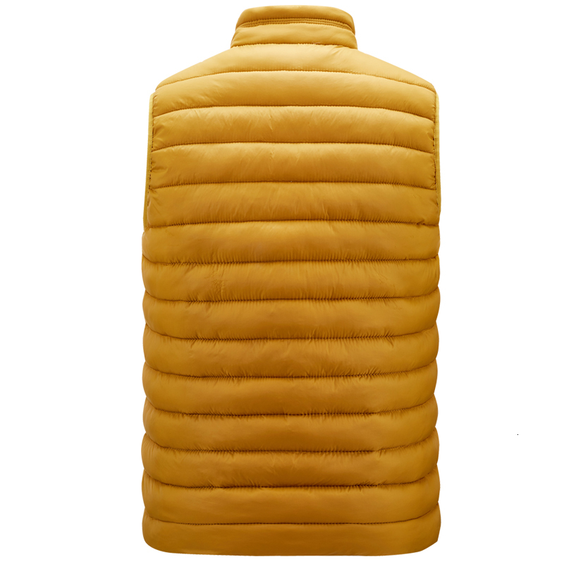 Winter Fashion Solid Windproof Warm Sleeveless Jacket Men Casual Plus Size Vest Autumn Thicken Waistcoat Hot