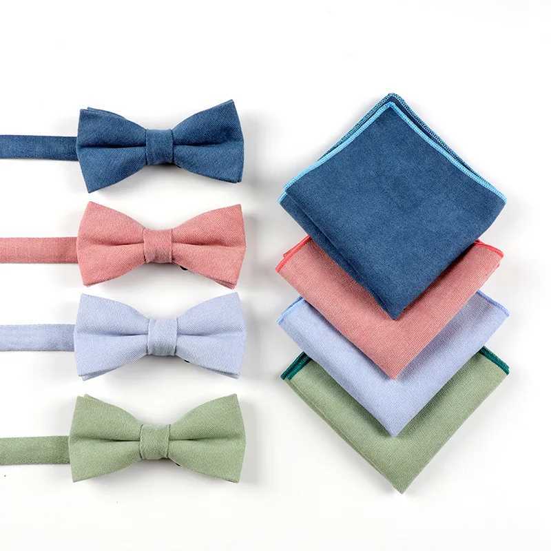 Men Solid Color Pocket Square Cotton White Handkerchief Casual Pocket Towel Neckwear Shirt Suit Accessories Wedding Party HankyX240921
