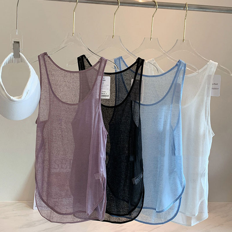 Women's backless yoga shirt, running carnival T-shirt, sleeveless vest, quick drying loose sports T-shirt top, women's gym exercise top, fre