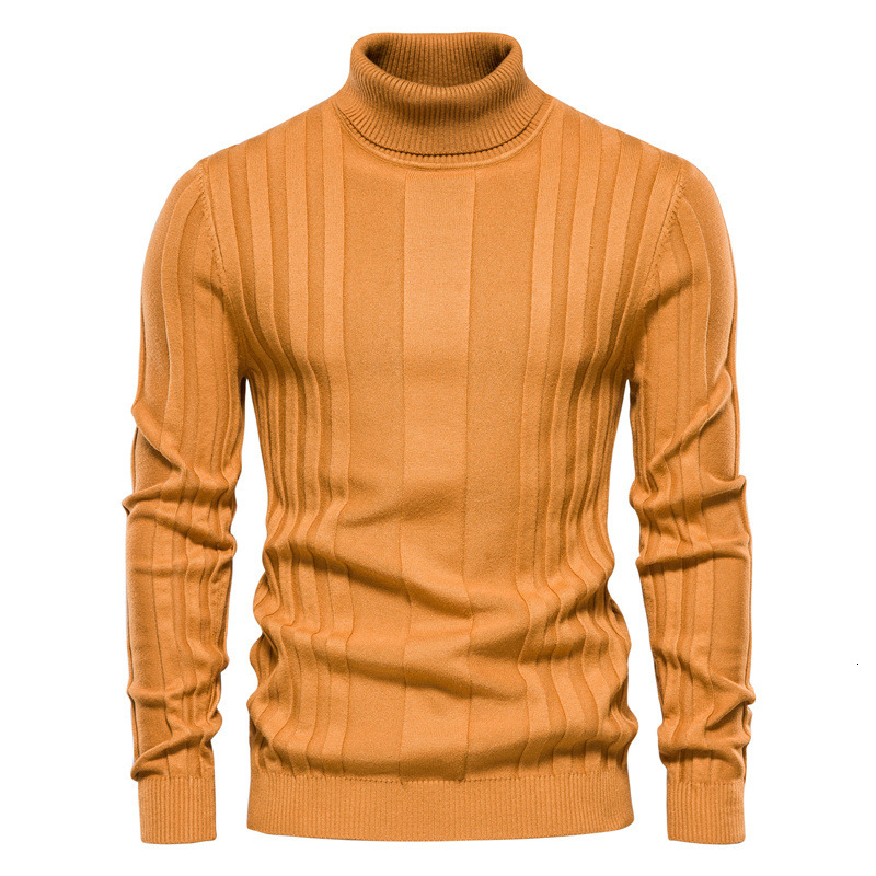 Large Mens Sweater Solid Men's Pullover New Male Neck Casual Knitted Thermal Underlay Shirt High Quality Men Clothing