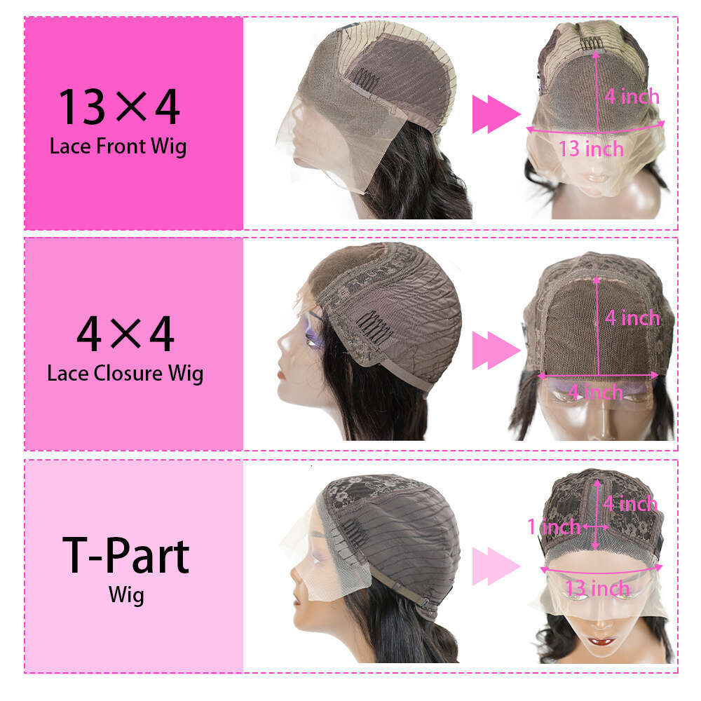 13x4 Kinky Curly Front Human Hair Wigs For Black Women Brazilian Transparent Lace Frontal Wig 180%-250% Density KF Beauty U