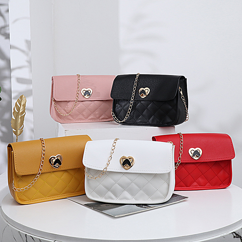 Crossbody Bag Designer Shoulder Bags Grid Patterned Bag Ladies Handbag Small Square Bags Simple Fashion Bags Love Buckle Chain Bag DPD2409212