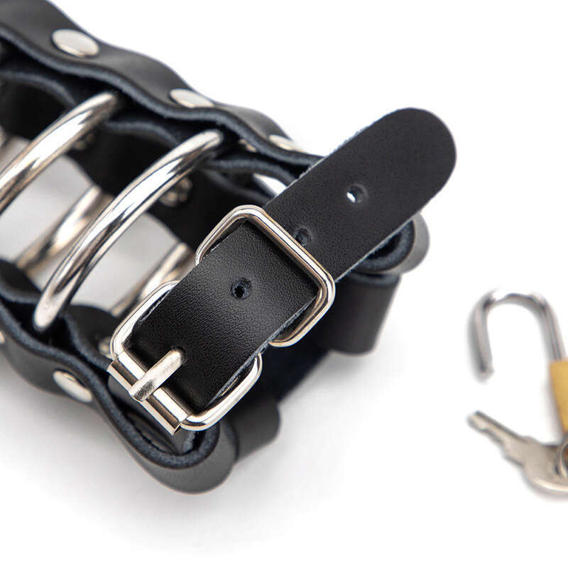 Sex toys SM props men's chastity lock abstinence birdcage chicken chicken restraint set adjustable alternative adult products