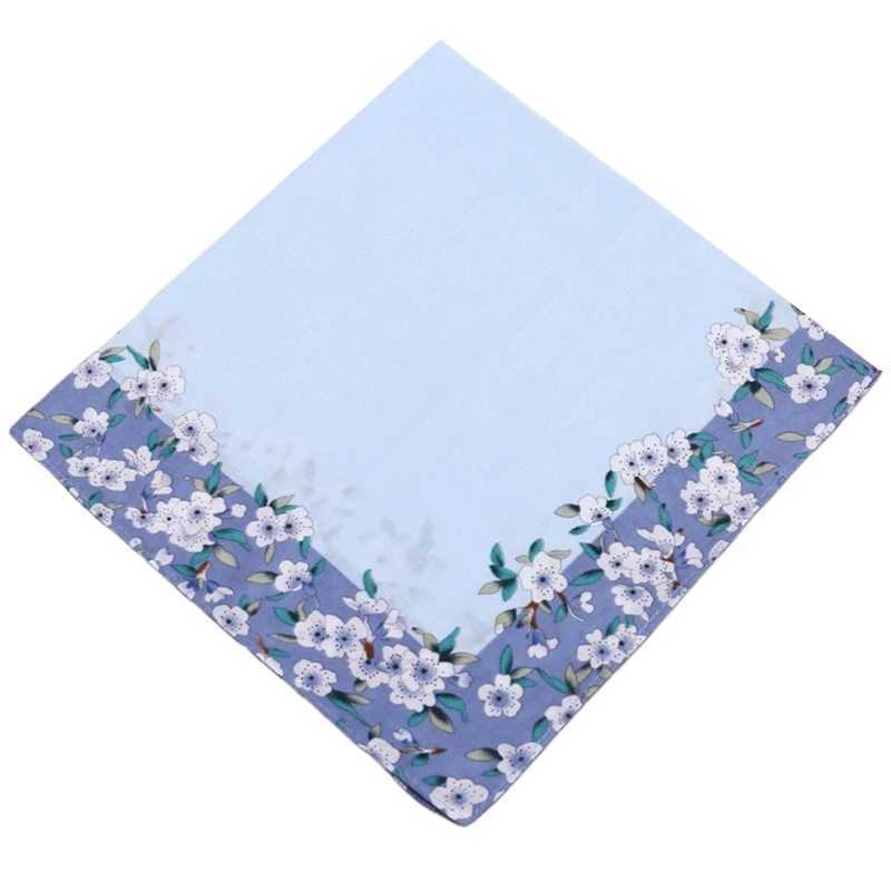 Womens cotton handle soft touch washable pocket cotton towel elegant printed Hanji optional W240921