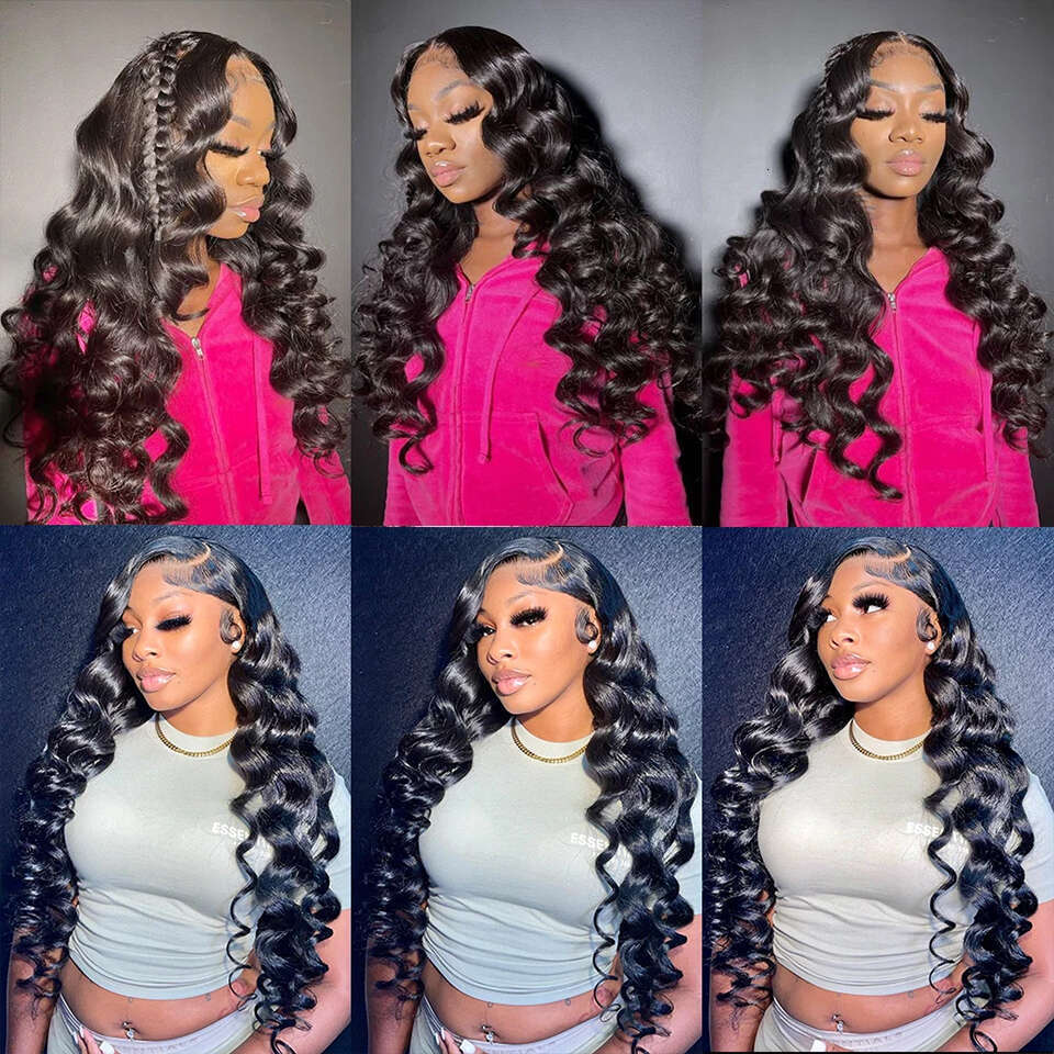 30 36 Inch Loose Frontal 13x6 Hd Lace 13x4 Water Wave Remy Curly Deep Wigs For Women 6X4 4x4 PreCut Wig Human Hair