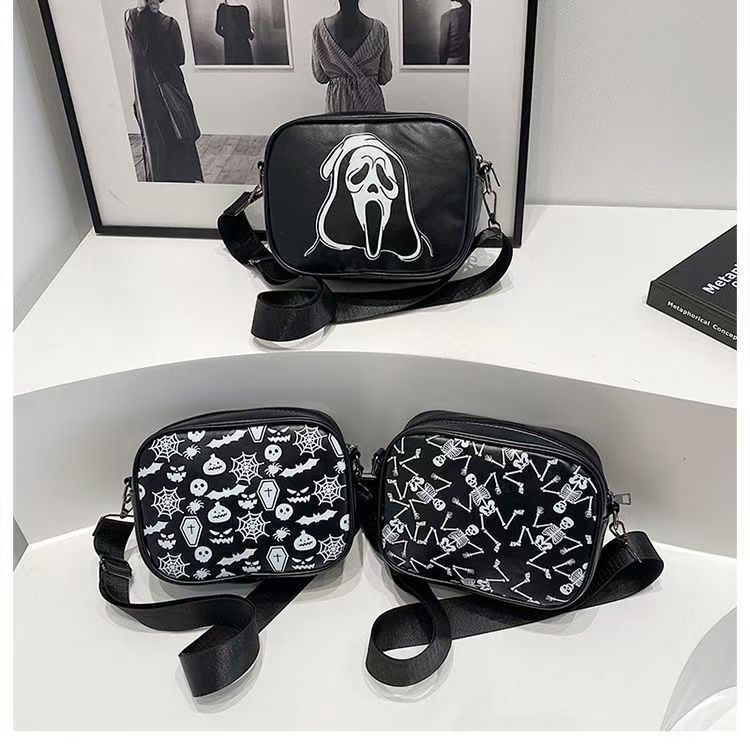 Spooky Skull Crossbody Bag: Stylish 2024 Halloween Tote for Women