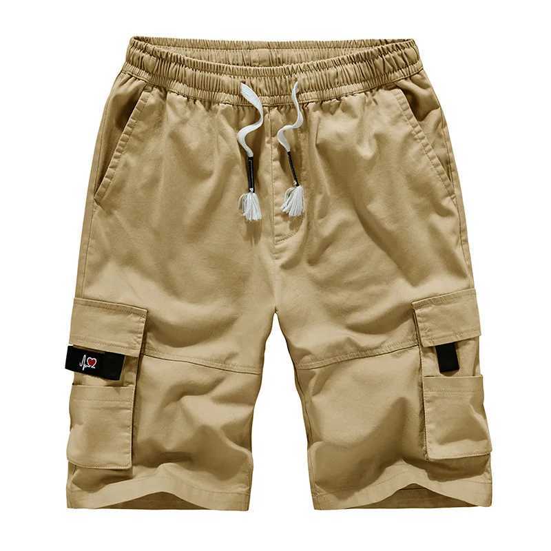 2023 Mens Cargo Shorts Combat Plus Big Size Capris 8XL 5XL 6XL 7XL Man Long Army Green Baggy Short Male Army Green Dark GreenX240921