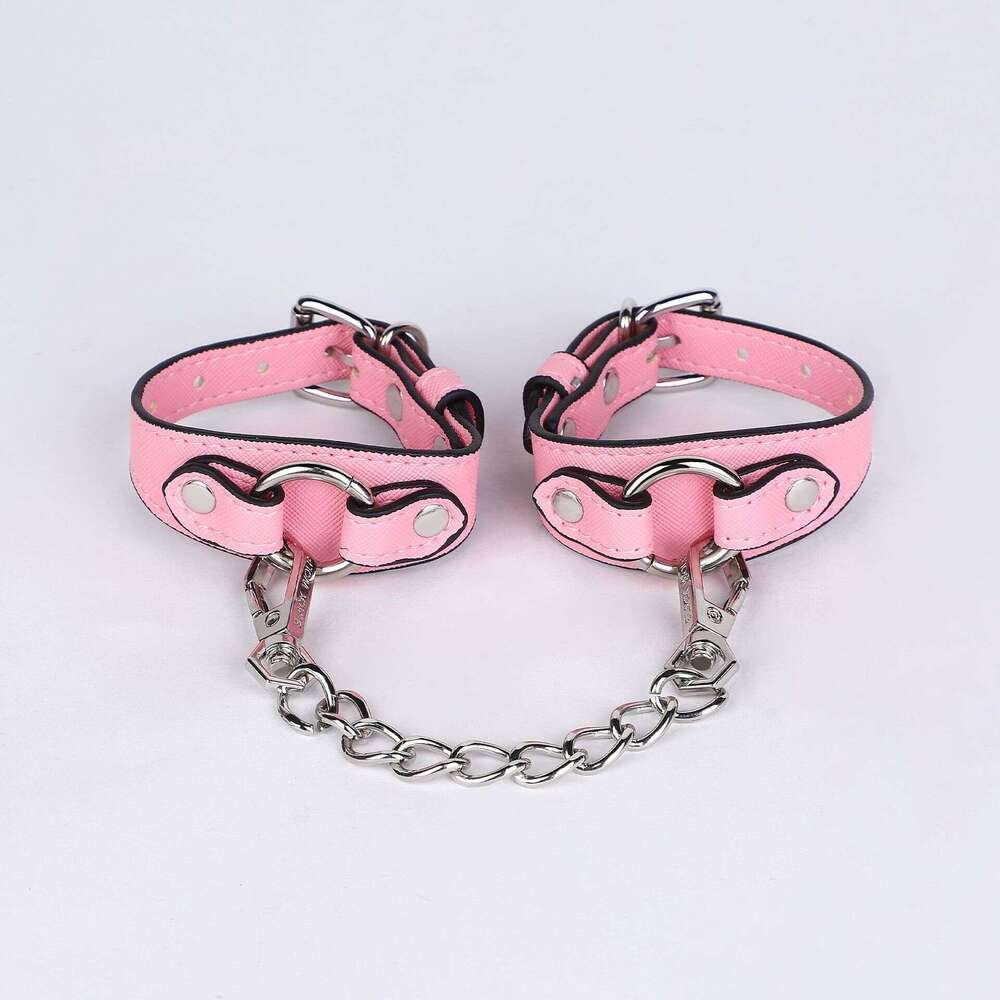 SM Sex Toys SM Training Pulling Neck Cover Barbie Pink Sex Collar Female Alternative Bed Adult Products
