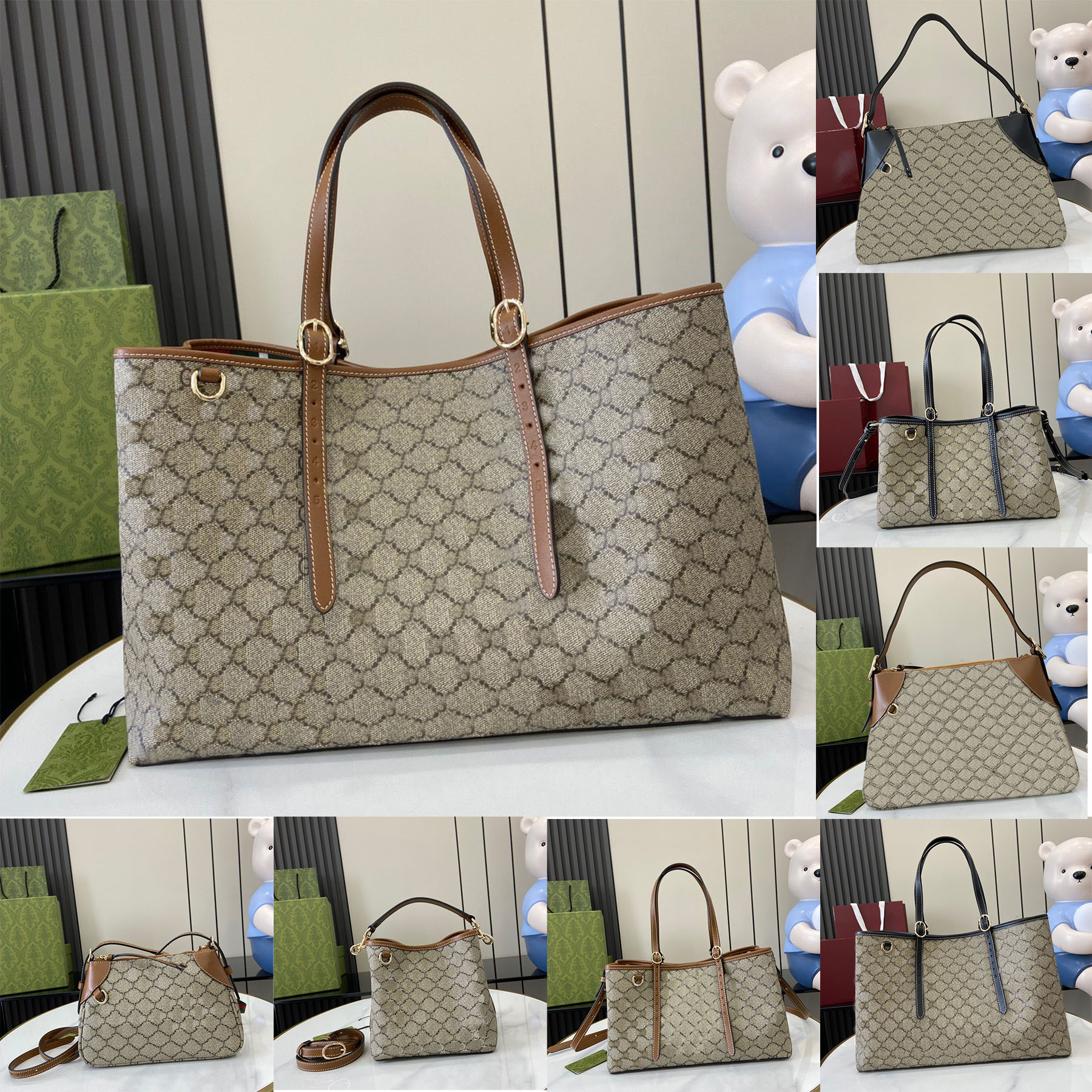 Top Handle Ophidia Bag the New Underarm Small Handbag Canvas Genuine Leather Womens Mens Designer Purse Crossbody Clutch Tote Shoulder bag