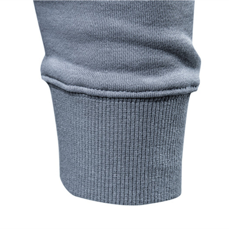 Solid Fleece Round Neck Long Sleeve Warm Loose Pullover Fashion Casual Street Dress Men's Sweatshirt