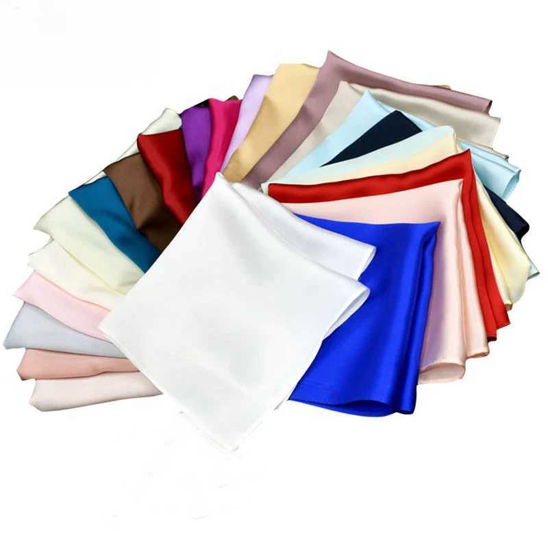 Natural 35cm pure silk mens pocket square handle 100% mulberry silk pocket towel hand Hanjin Sudaria W240921