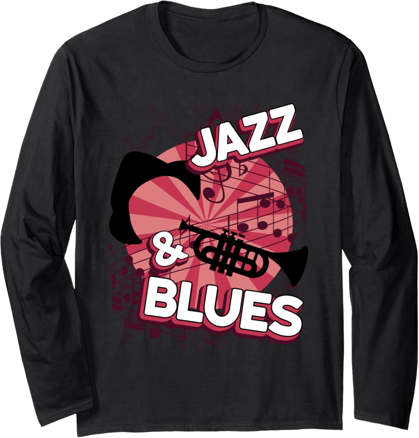 Long Sleeve Shirts for Men sweatshirt Jazz Blues Trumpet Rhythm Musician Birthday Gift Long Sleeve Tee Streetwear Casual tops clothes