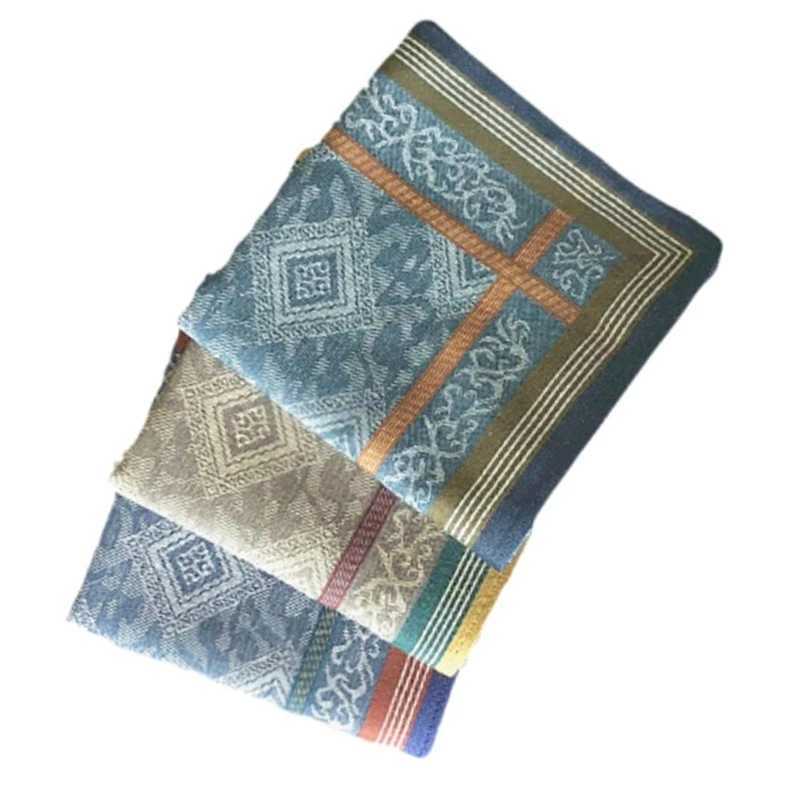 Cotton Handkerchief elegant and fashionable pattern weaving mens Handkerchief perfect for family and travel sweat absorption W240921