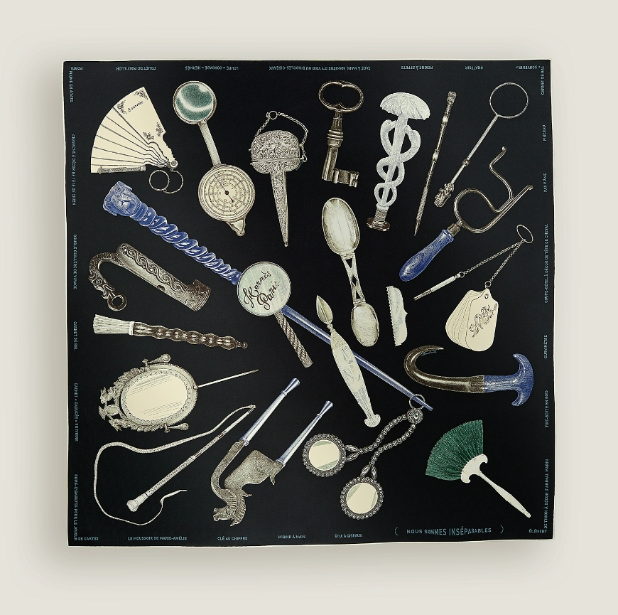 H004149S 07 H Brand Designer Print Imitate Silk Scarf Headband for Women Fashion Long Bag Scarves Paris Shoulder Tote Lage Ribbon