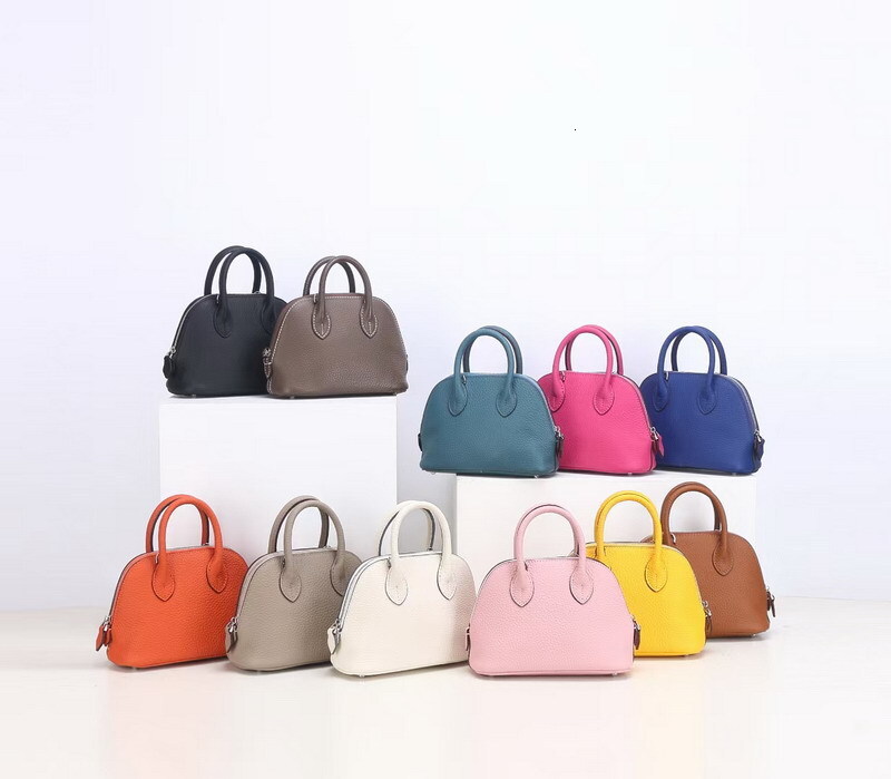 New Free Shipping Women Genuine Grain Shoulder Small Crossbody Multi Color Leather Shell Bag