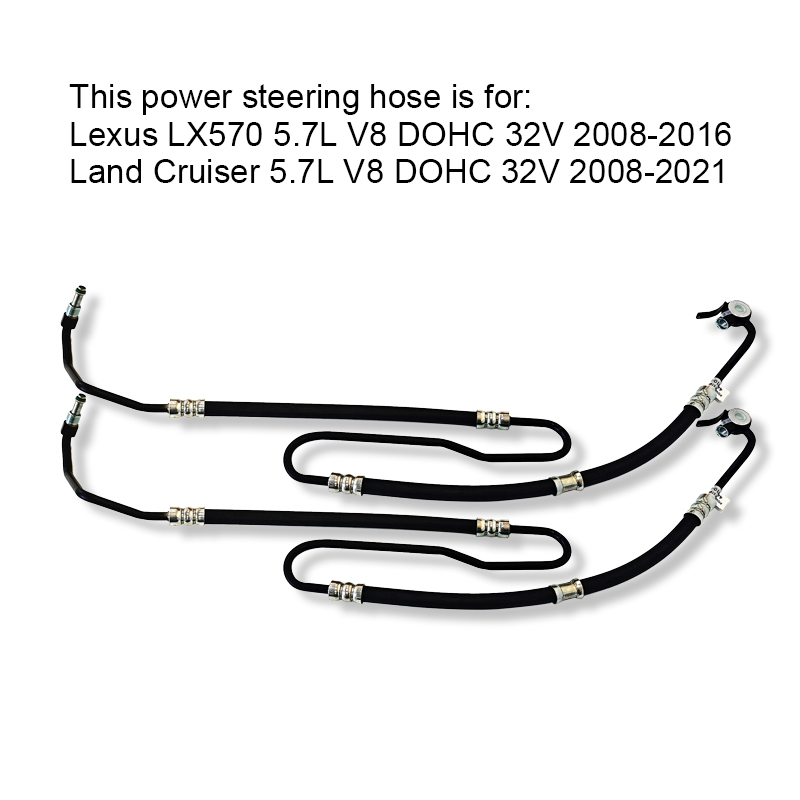 Power Steering Pressure Hose Assembly For Lexus LX570 Land Cruiser 44410-60710
