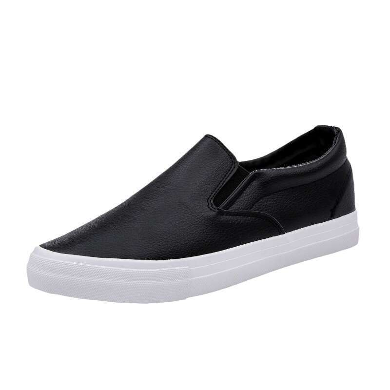 Summer Leisure Feet Set Men's Fashion Versatile Shallow Mouth White 2024 New Skateboarding Shoes