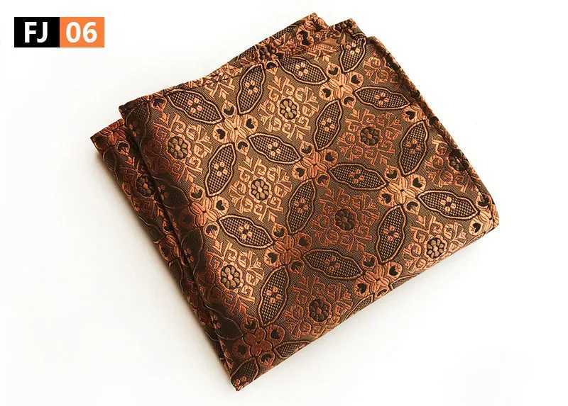 Ricnais Retro Handkerchief Silk Pocket Square Business Chest Towel Hanky Gentleman Wedding Leisure Luxury Formal Occasion W240921