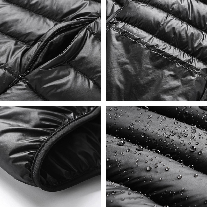 Duck All-Season Ultra Lightweight Packable Men Water And Wind-Resistant Breathable Down Jacket Coat Male