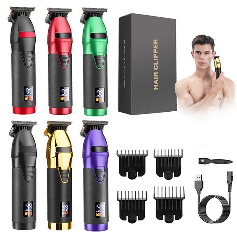 RESUXI T9 USB Hair Clipper for Men Professional Electric Hair Trimmer Barber Shaver Trimmer Beard 0mm Men Hair Cutting Machine M240921