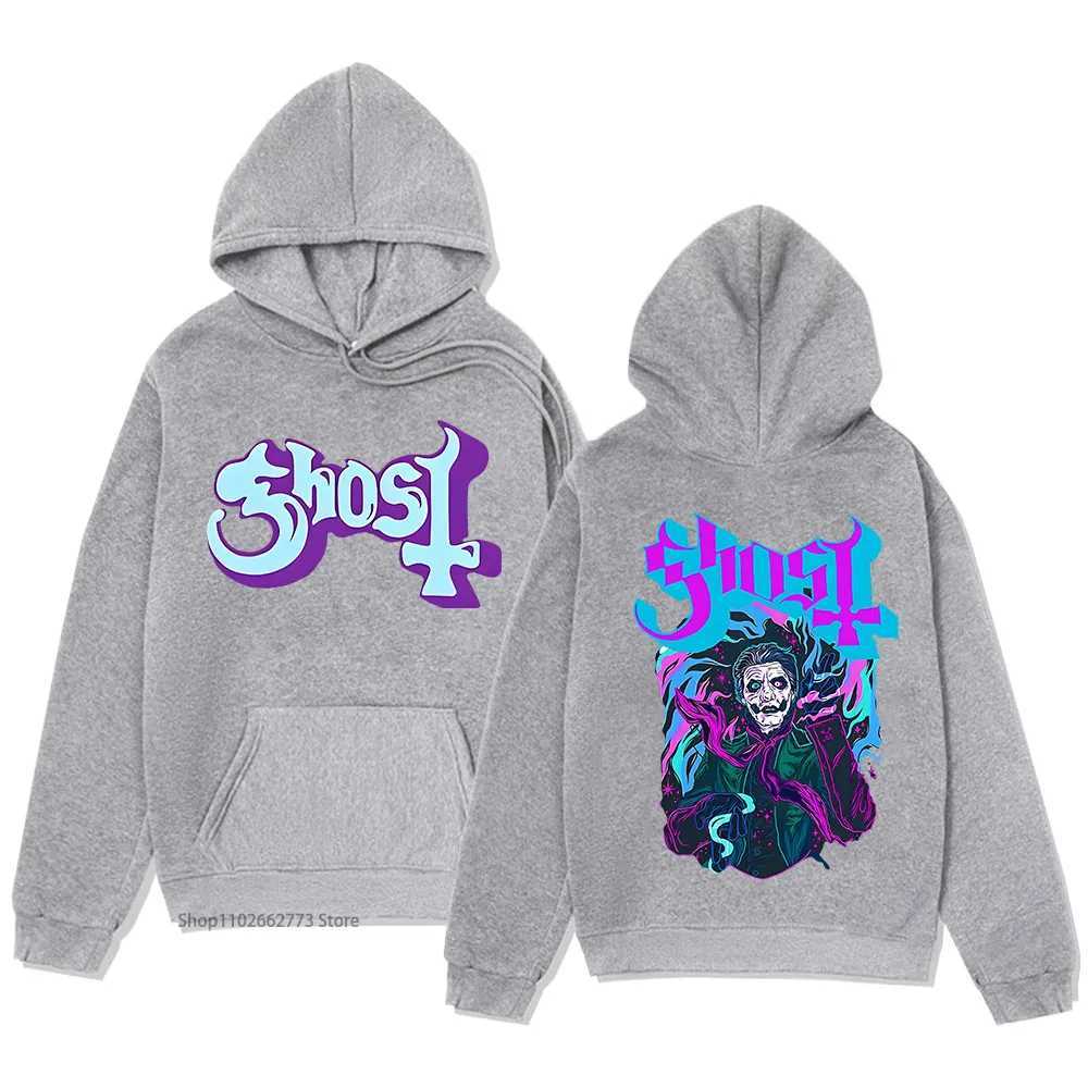 Ghost Band Hoodies Music Printed Sweatshirt Womens/Mens Winter Fashion Pullover Manga Long Sleeve Top High Heels W240921