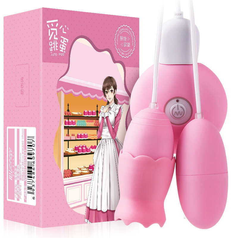 Double Vibration Eggs for Women Masturbation, Second Generation Tongue Licking Double Jump