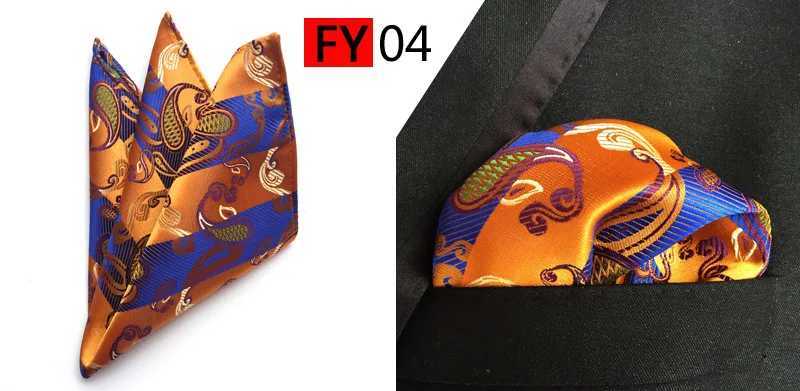 Fashionable and Bright Printing Silk Pocket Square Mens Business Office Wedding Gifts Party Accessories Handle W240921