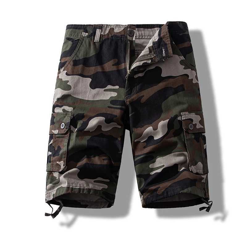 Mens Short Pants Cotton Cargo Shorts Tactical Breeches Casual Sports Man Hiking Fishing StreetwearX240921