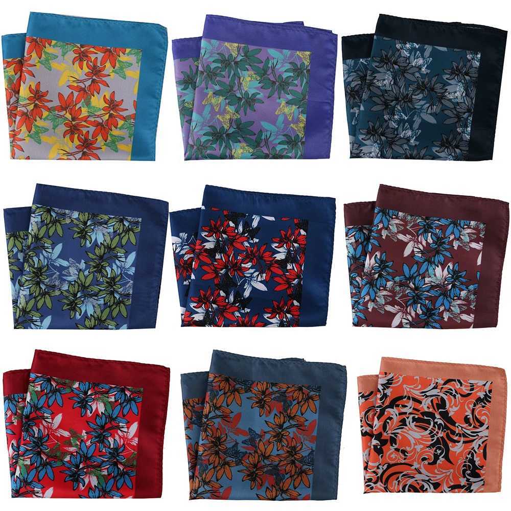 Tailor Smith Men Pocket Squares Printed Lips Floral Paisley Business Chest Towel Pocket Hanky Handkerchiefs Hankies ScarvesX240921