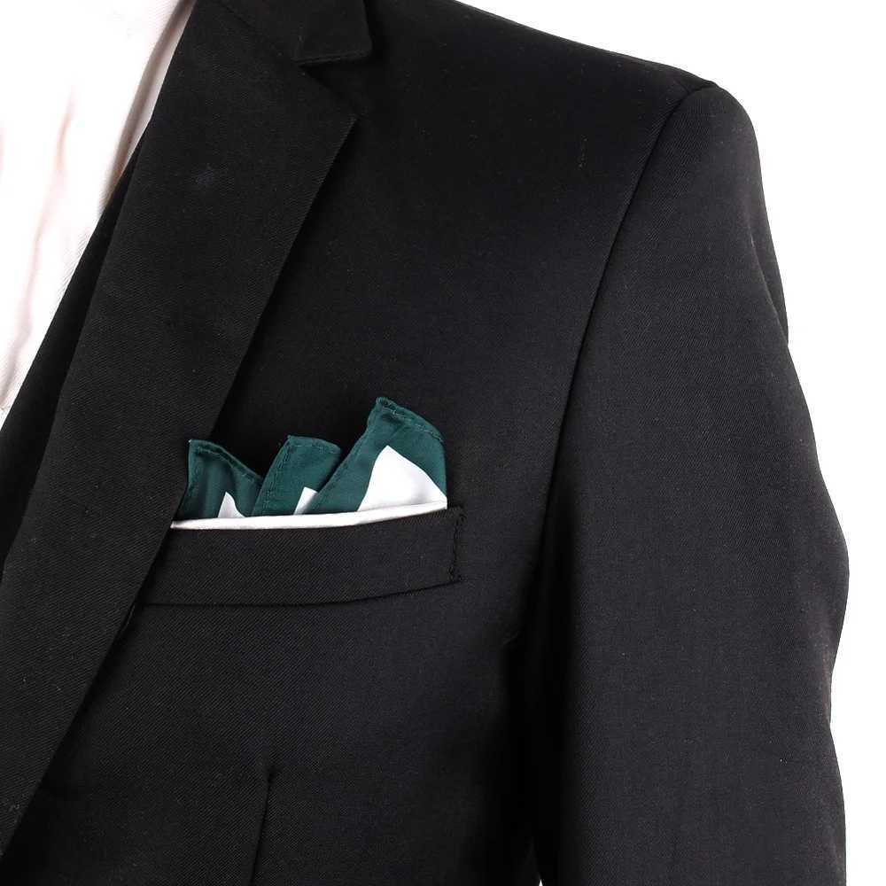 Soft fabric pocket square mens suit Kerchief mens handkerchief soft white square handkerchief W240921