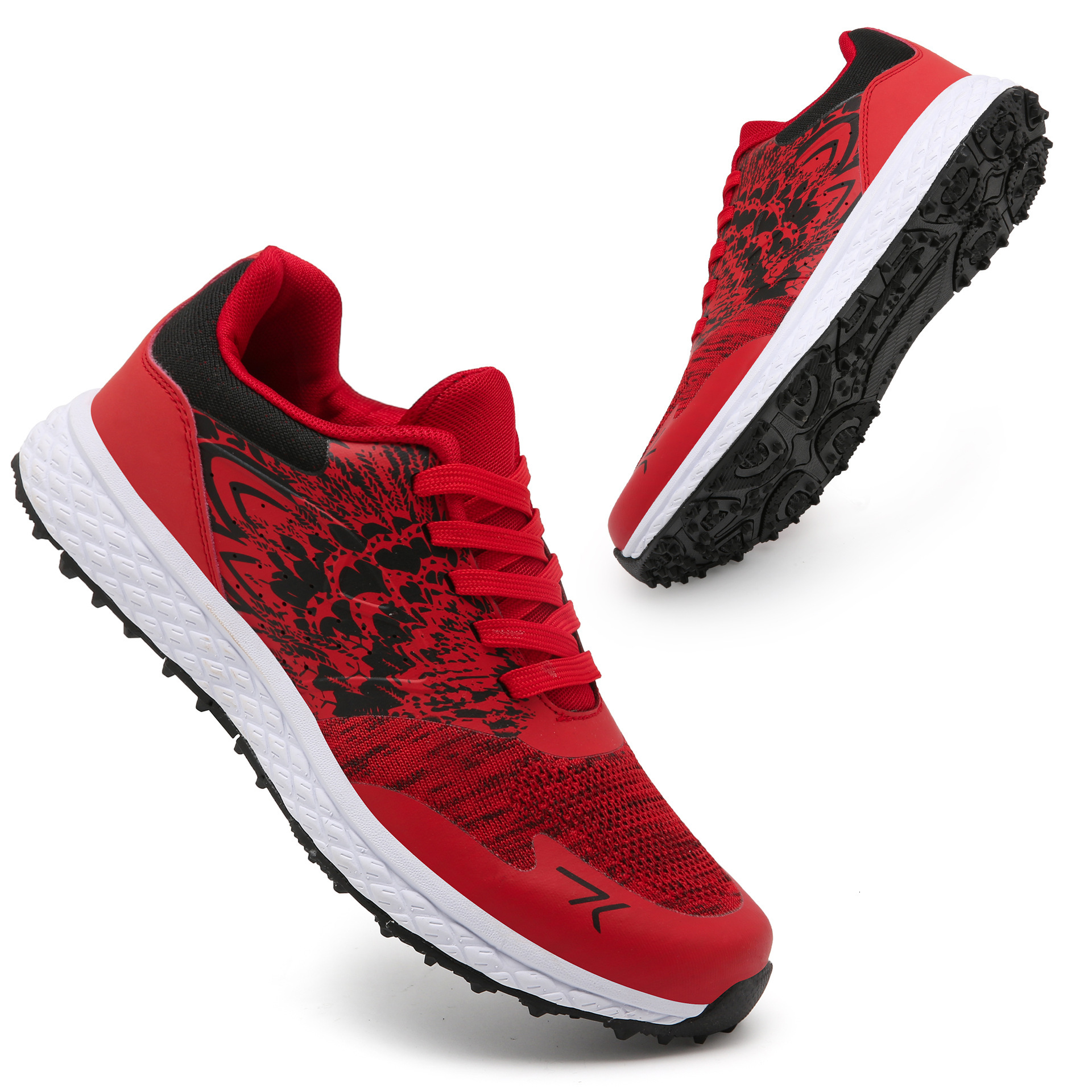 ddmytiger X8-11 Straight Golf Sneakers Casual Women's Fixed Nail Through Balloon Children's and Men's Shoes C ddmythur