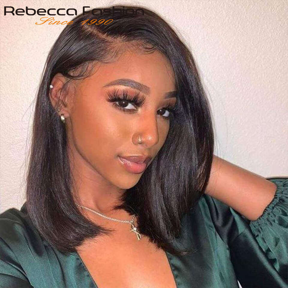 Wigs for Women Straight Side/Middle Part Lace Wig Brazilian Human Hair Ready To Wear Perruque Cheveux Humain