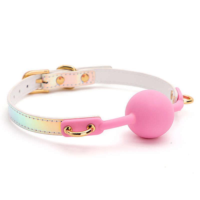 SM sex toy silicone mouth ball SM prop female slave training mouth plug forced deep throat saliva ball adult sex product