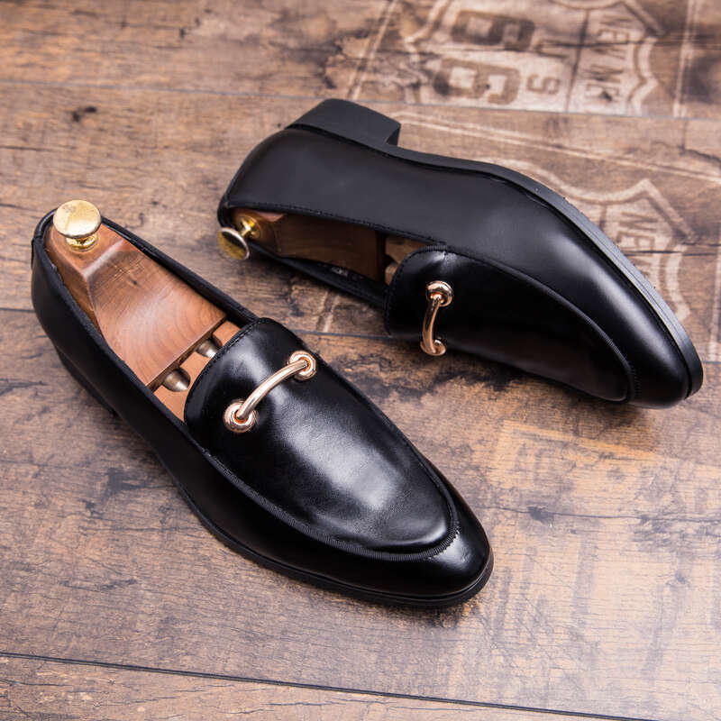 Brand High-end Loafers Groom's Wedding Spring Autumn Hot Selg Men's Low Top Shoes Versatile Business Style